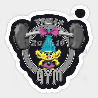 Trolls Gym Sticker